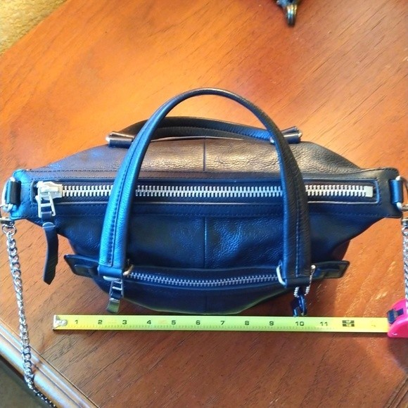 Fossil Dawson Pebbled Leather Tote Crossbody Bag EUC - Picture 6 of 12